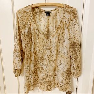 Club Monaco 100% Silk Blouse